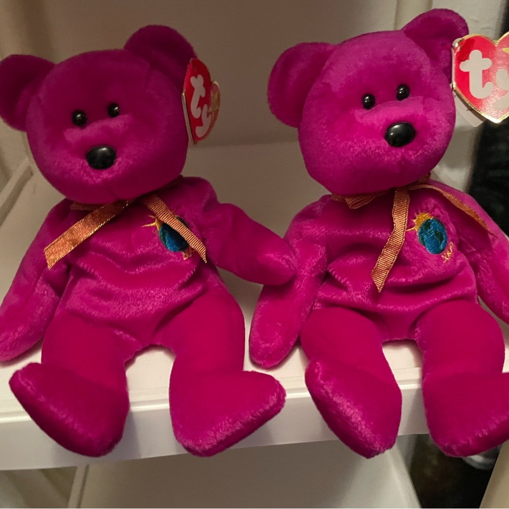 RARE Collector item Ty Millennium 2000 Beanie Baby with tags. Price is for one